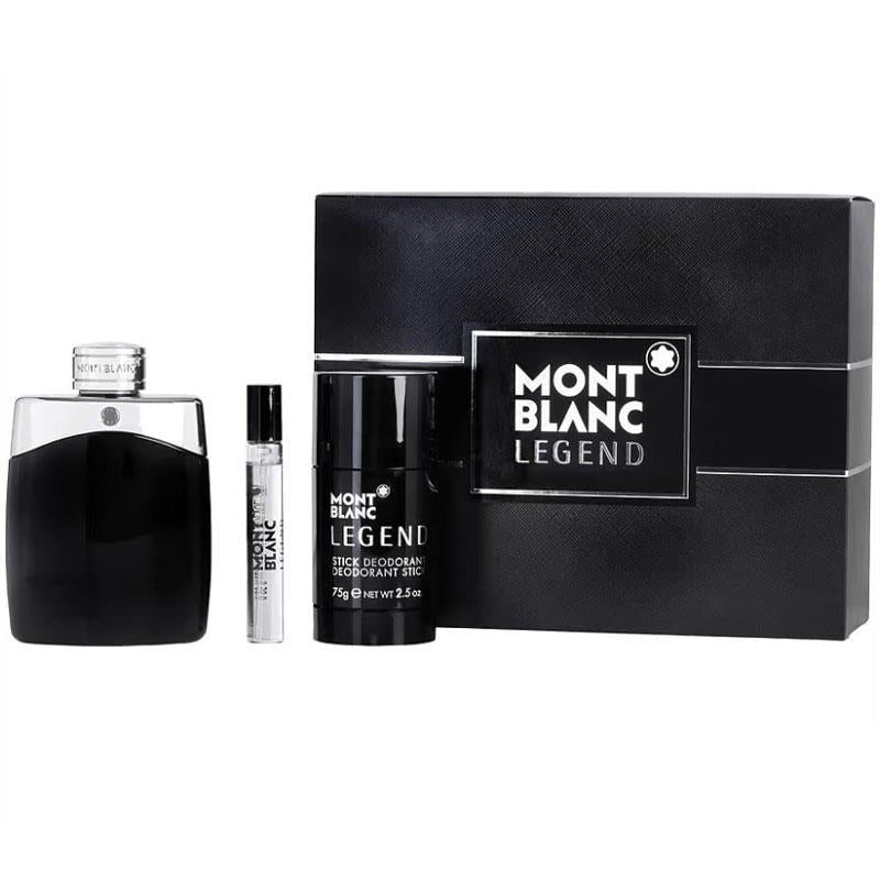 Set Legend Montblanc para Hombres 3pzs