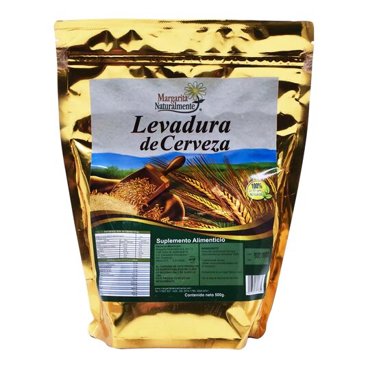 POLVO LEVADURA DE CERVEZA C/ 500 GR MARGARITA NATURAL