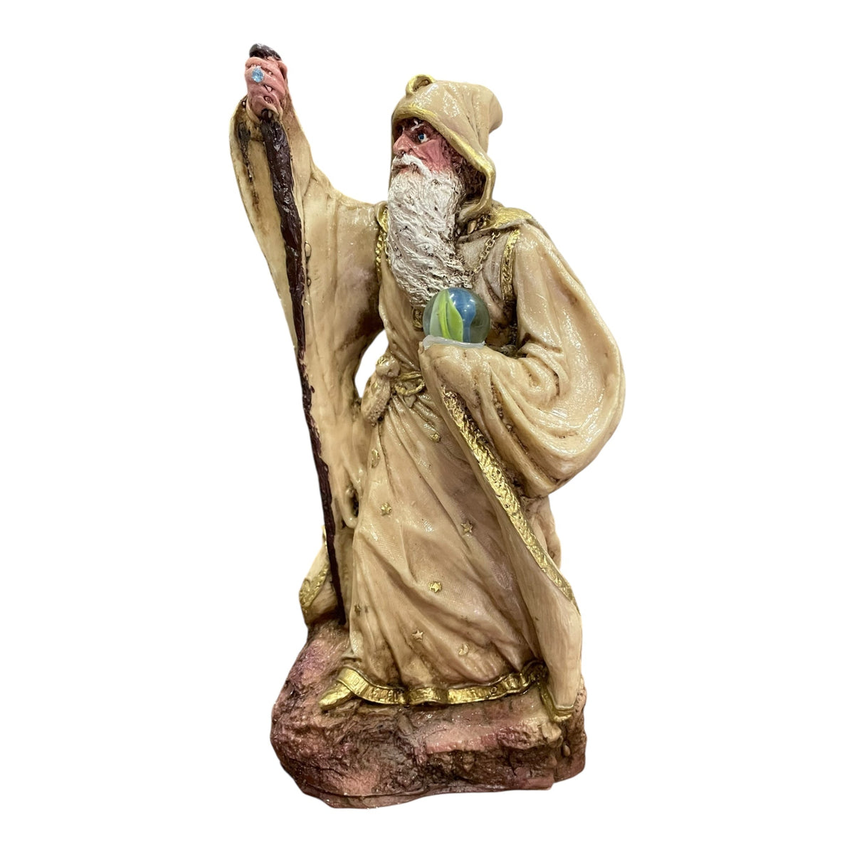 Merlin Ritualizado Figura 31 Cm Alto En Resina