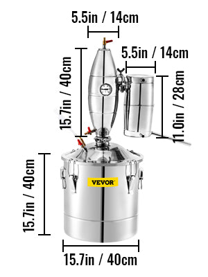 Máquina de Destilación Automática de Alcohol