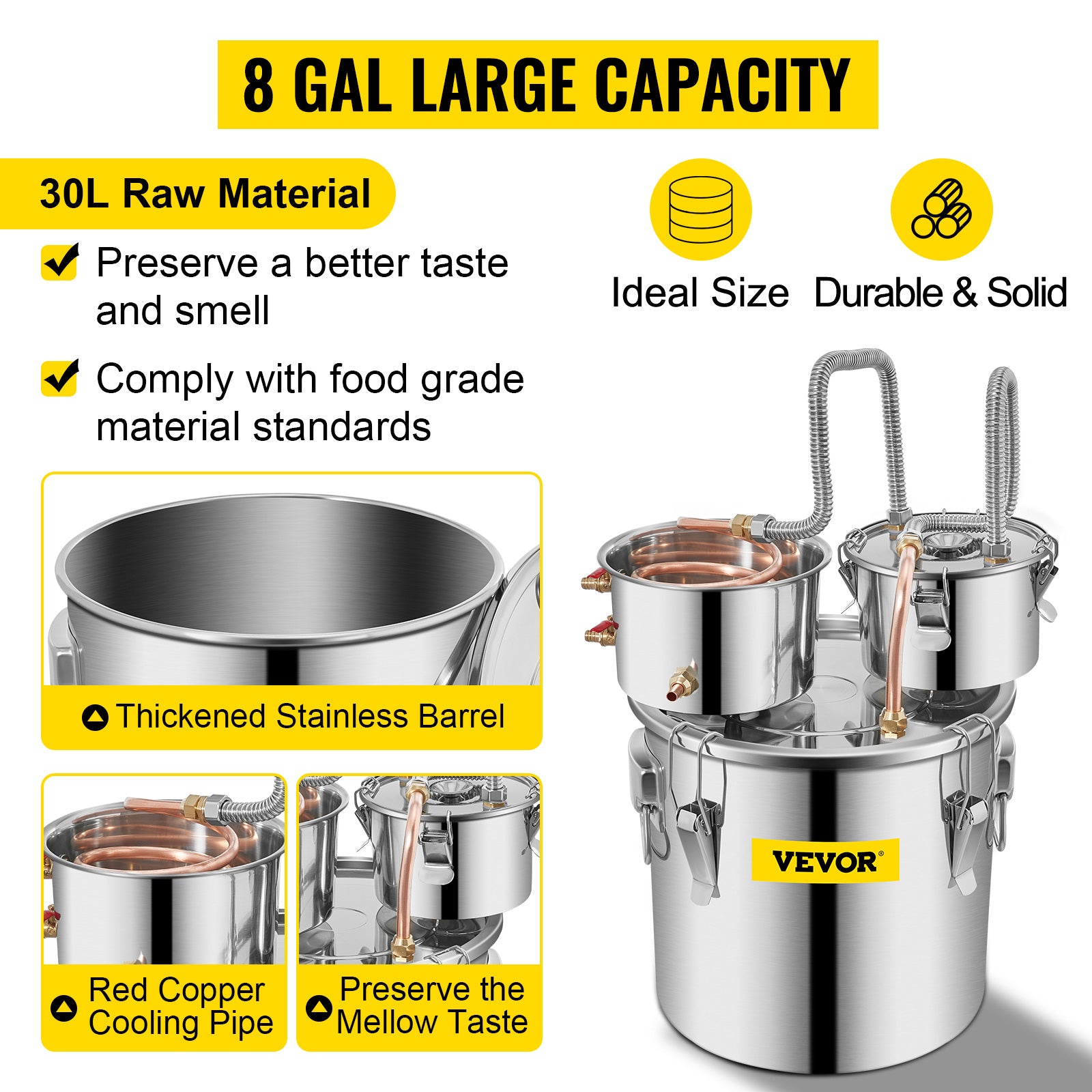 Destilador de Agua 38.5 L