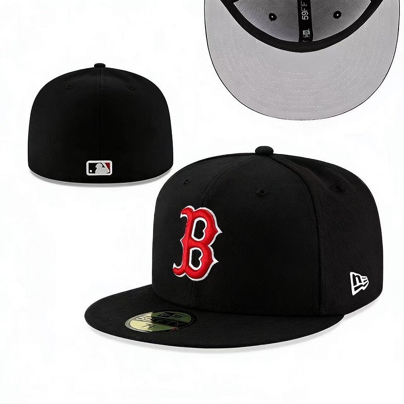 Gorra de béisbol negra y roja