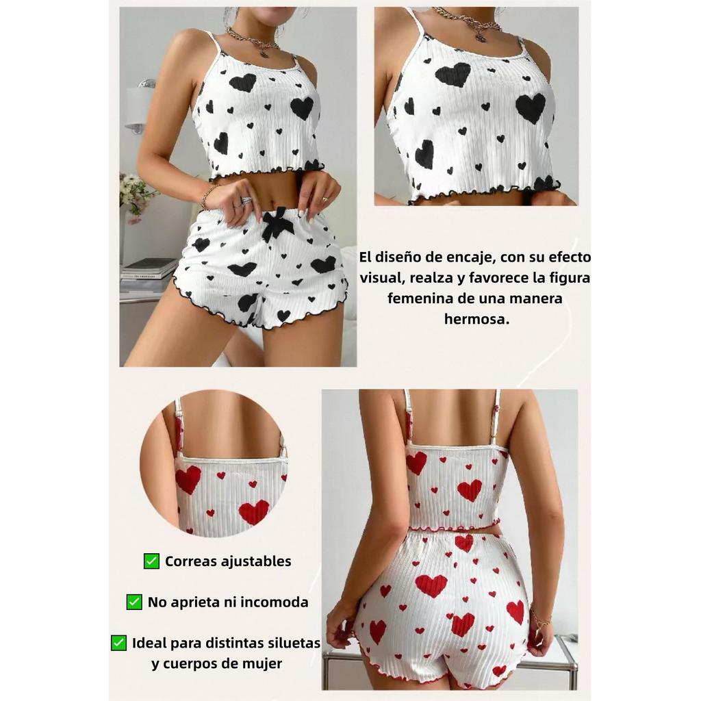Conjunto de Pijama de Algodón