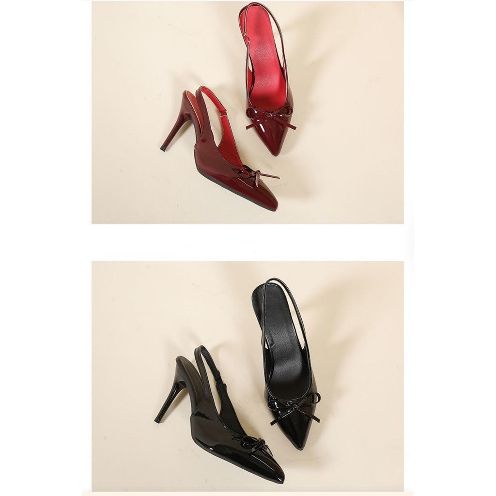 Zapatos de Tacón Alto Charol