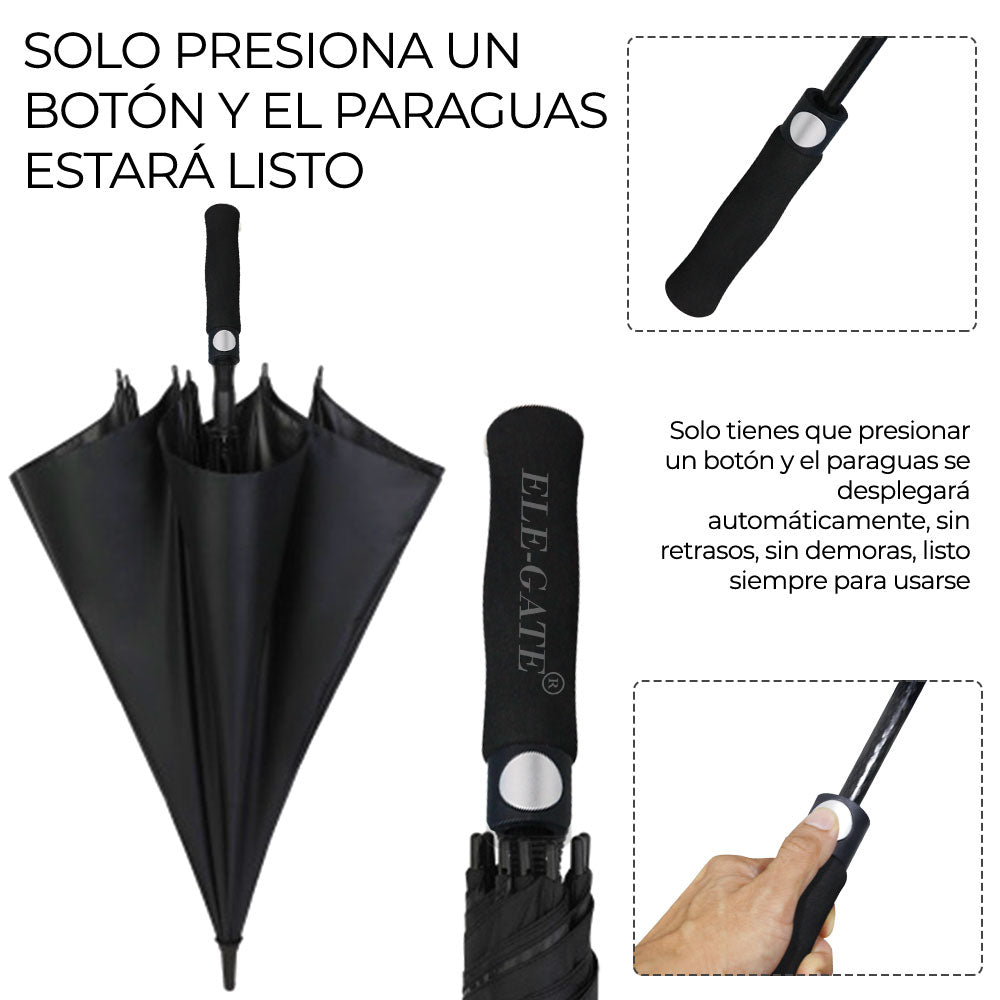 sombrilla Paraguas Grande De Golf Ligero De Fibra De Vidrio