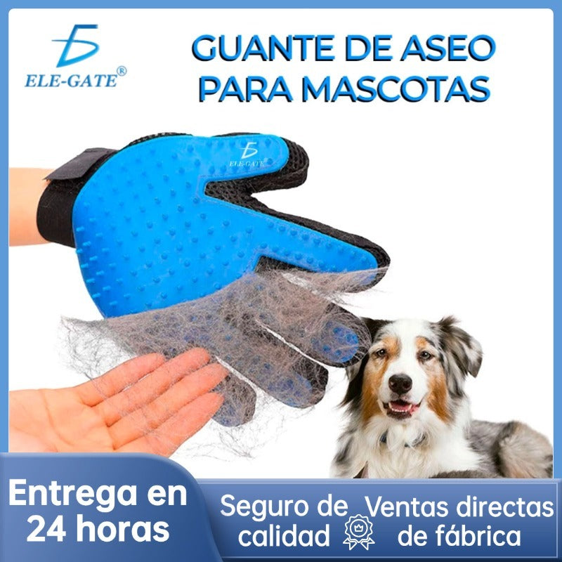 ELE-GATE Guante Quita Pelo Para Mascota
