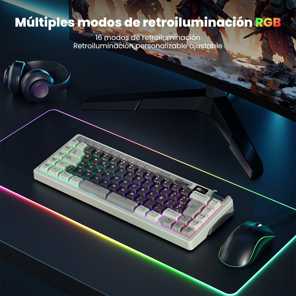 Teclado mecánico inalámbrico