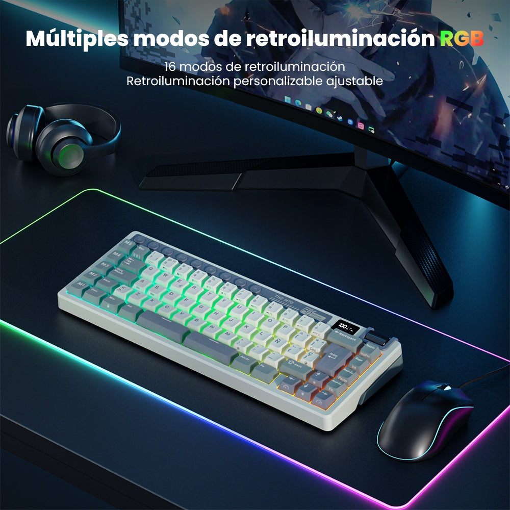 Teclado mecánico inalámbrico