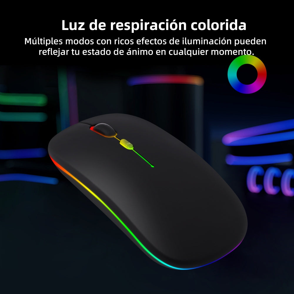 Portátil Bluetooth Ratón Inalámbrico Recargable
