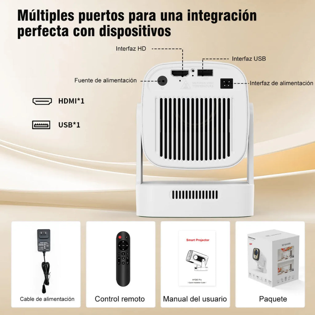 Proyector 4k Mini