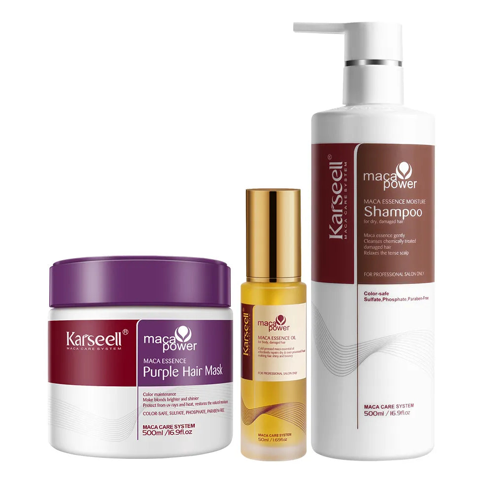 Karseell Colour Balance Repair Set Mascarilla capilar morada