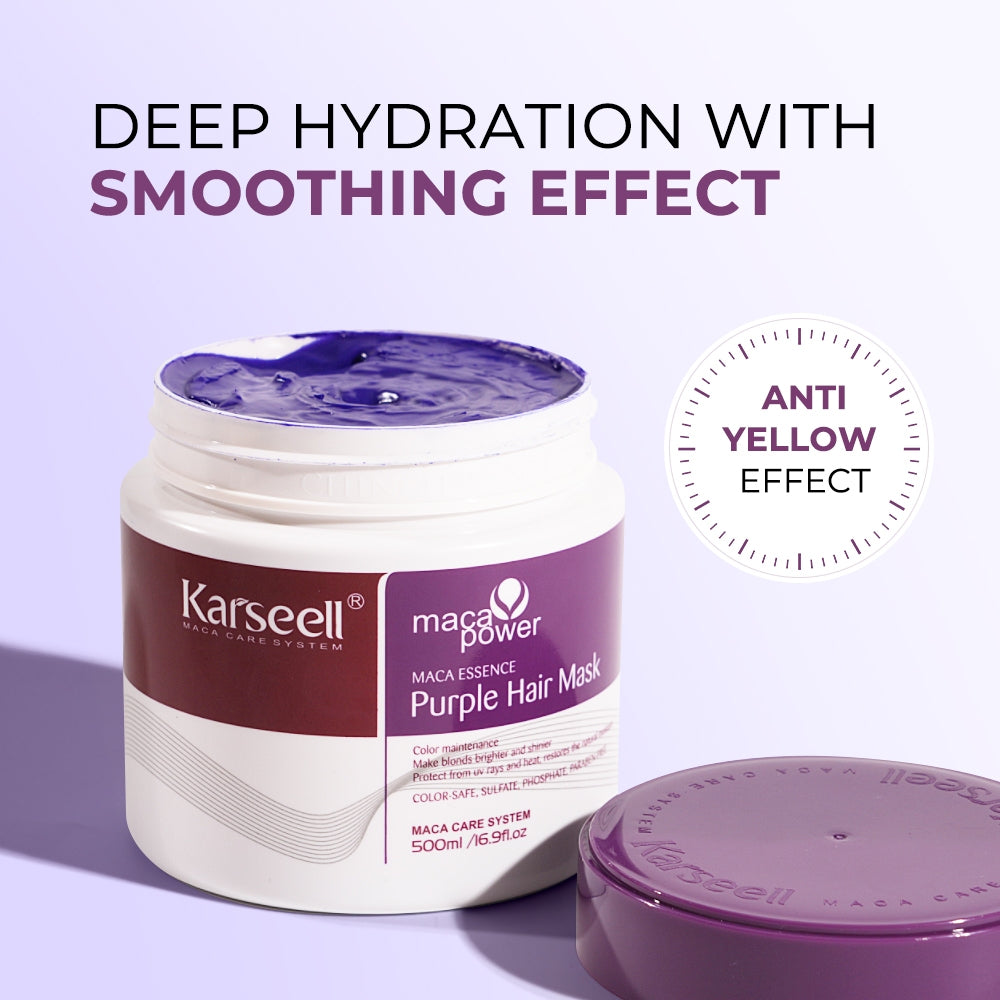 Karseell Colour Balance Repair Set Mascarilla capilar morada