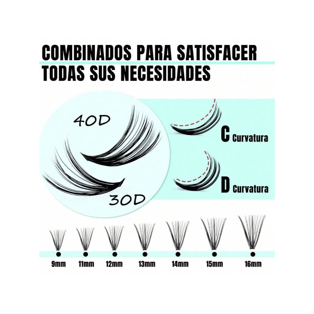 Kit De Extensiones De Pestañas