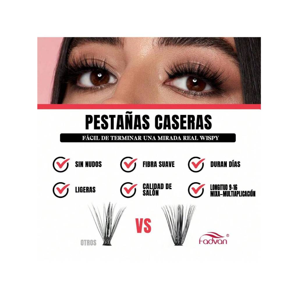 Kit De Extensiones De Pestañas Individuales