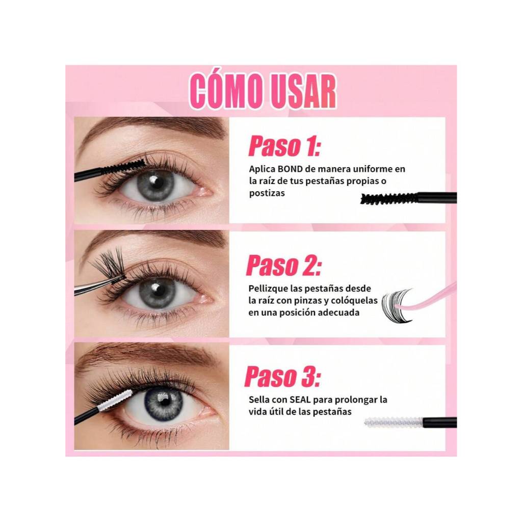 Kit De Extensiones De Pestañas Individuales