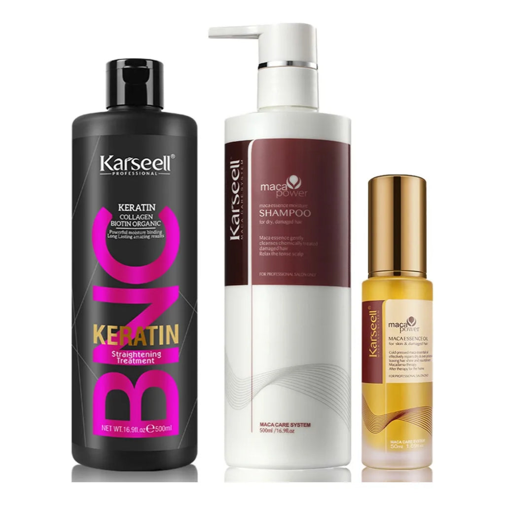 Karseell Trío para el cuidado del cabello liso