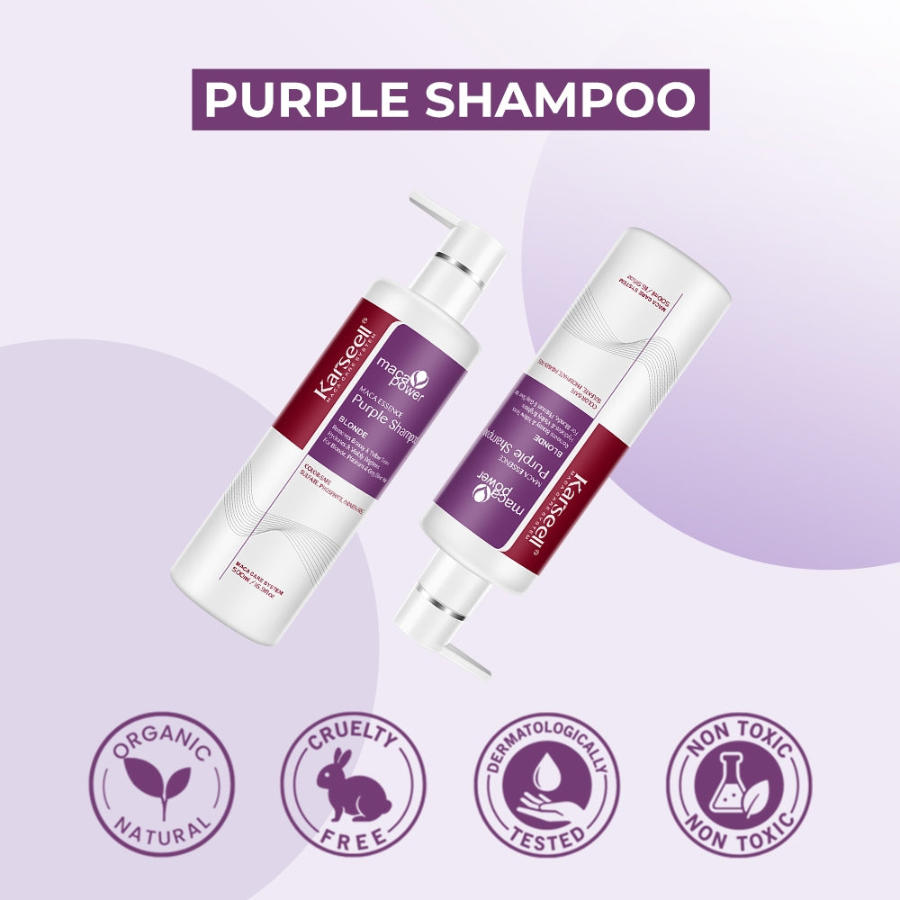 Karseell Recupera el equilibrio del color Champú violeta