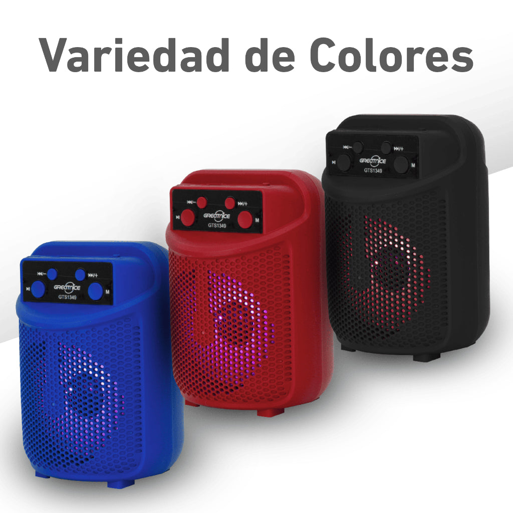 Mini bocina 3 pulgadas LED