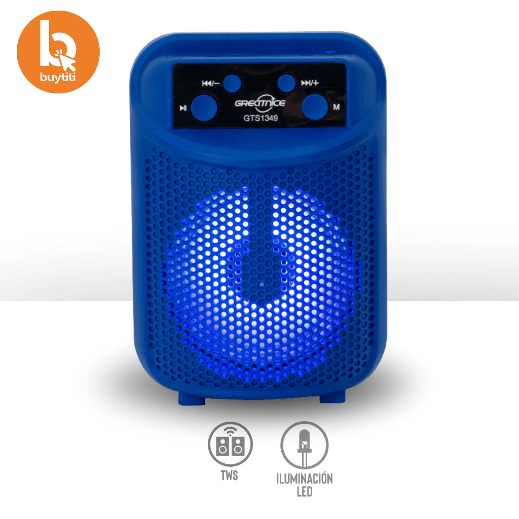 Mini bocina 3 pulgadas LED