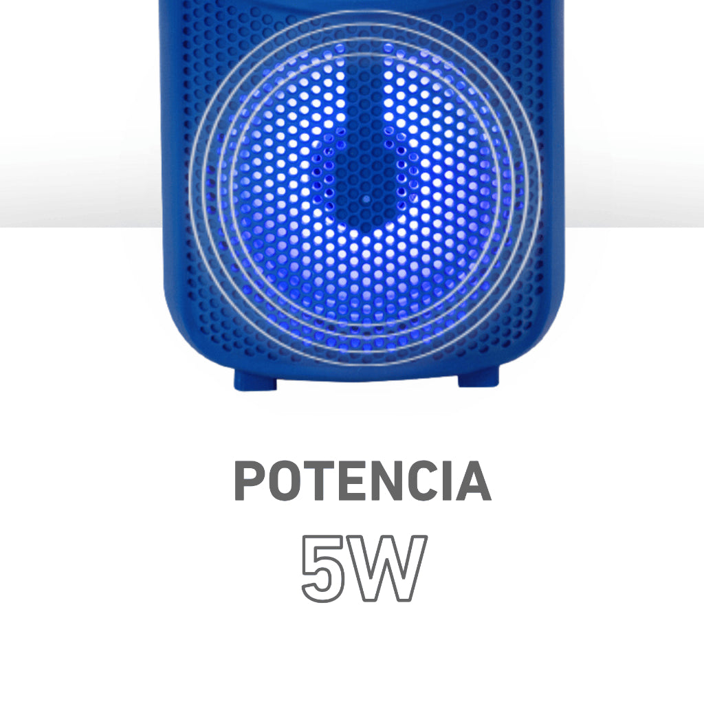 Mini bocina 3 pulgadas LED