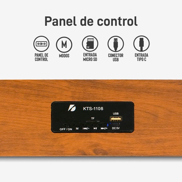 Barra de Sonido Bluetooth