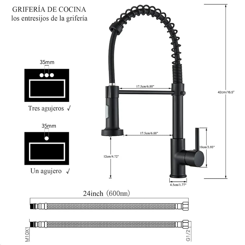 Grifo Monomando Fregadero