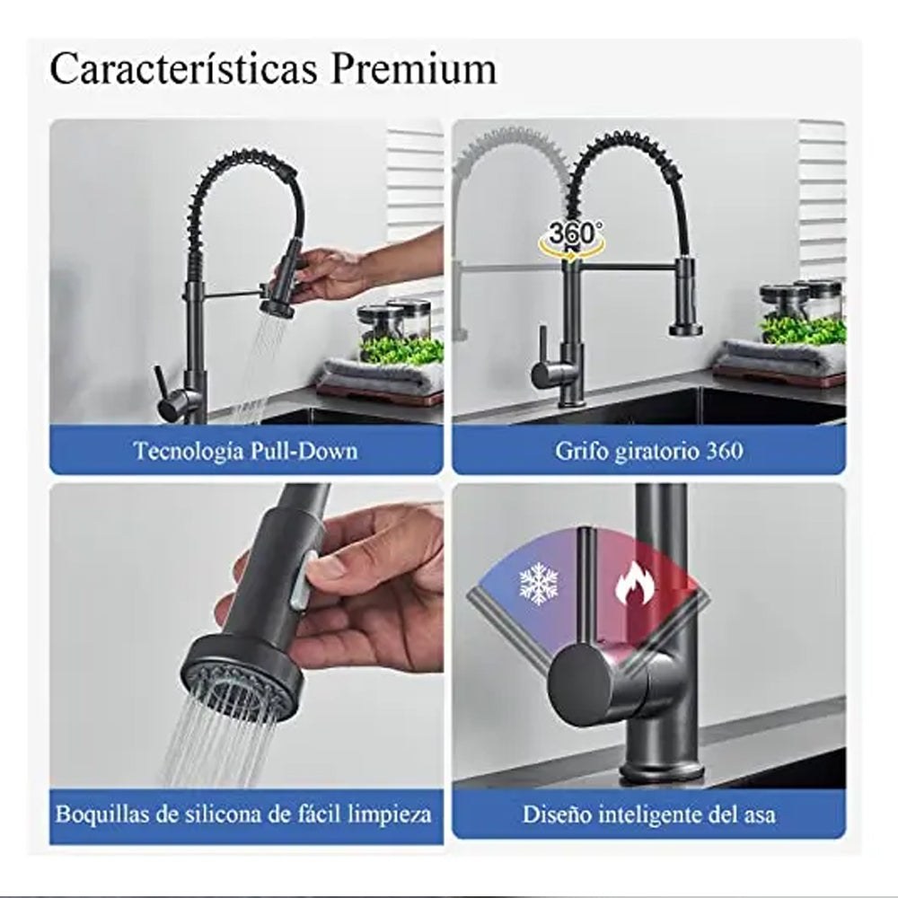 Grifo Monomando Fregadero