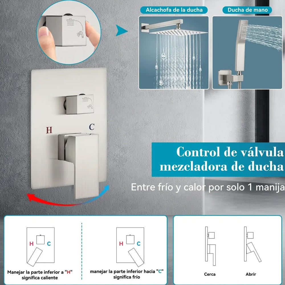 Regadera Cuadrada