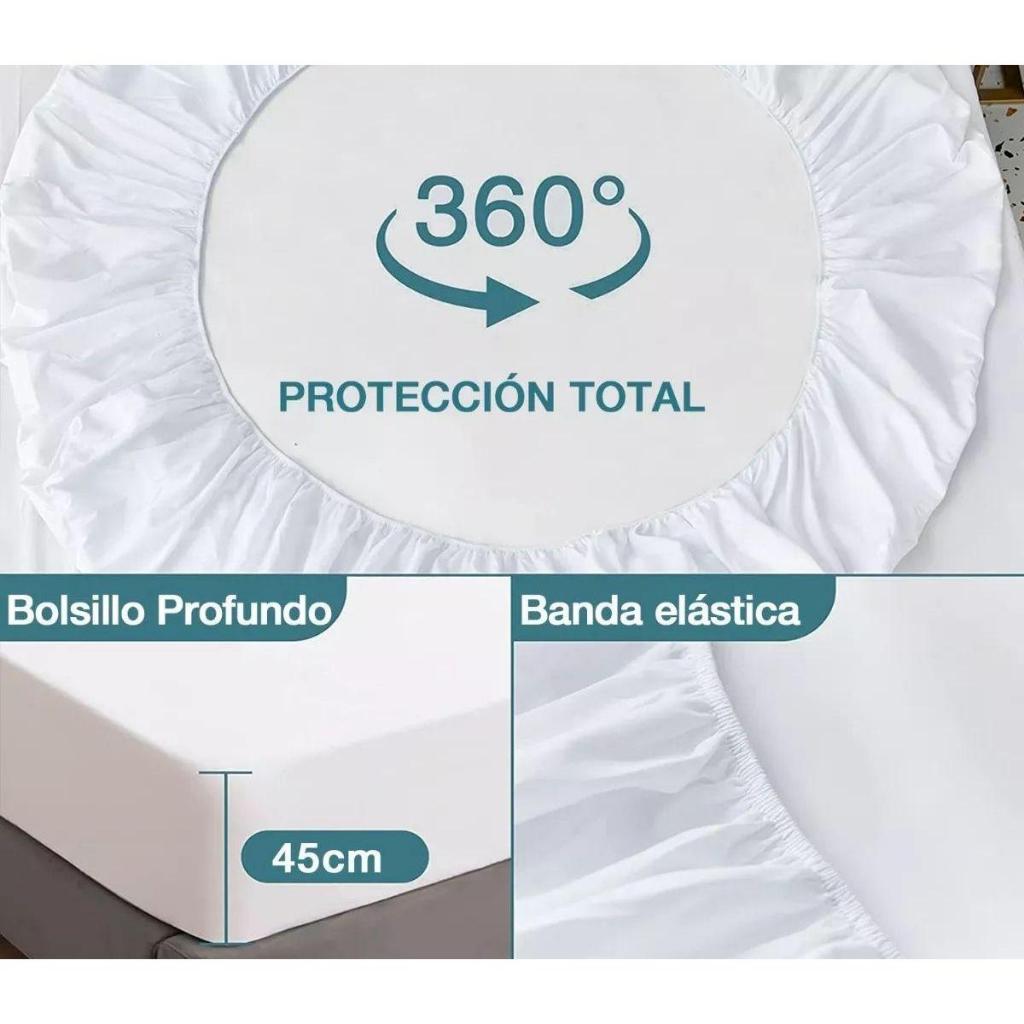 Protector Impermeable para Colchón, Diseño Minimalista