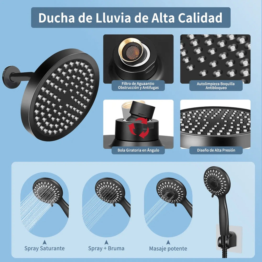 Regadera Skbe Negra