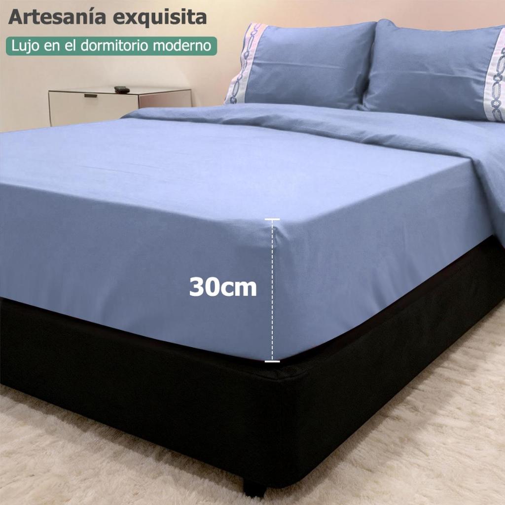 Juego de Sábanas Premium,Sábanas Egipcias Microfibra 2800 Hilos