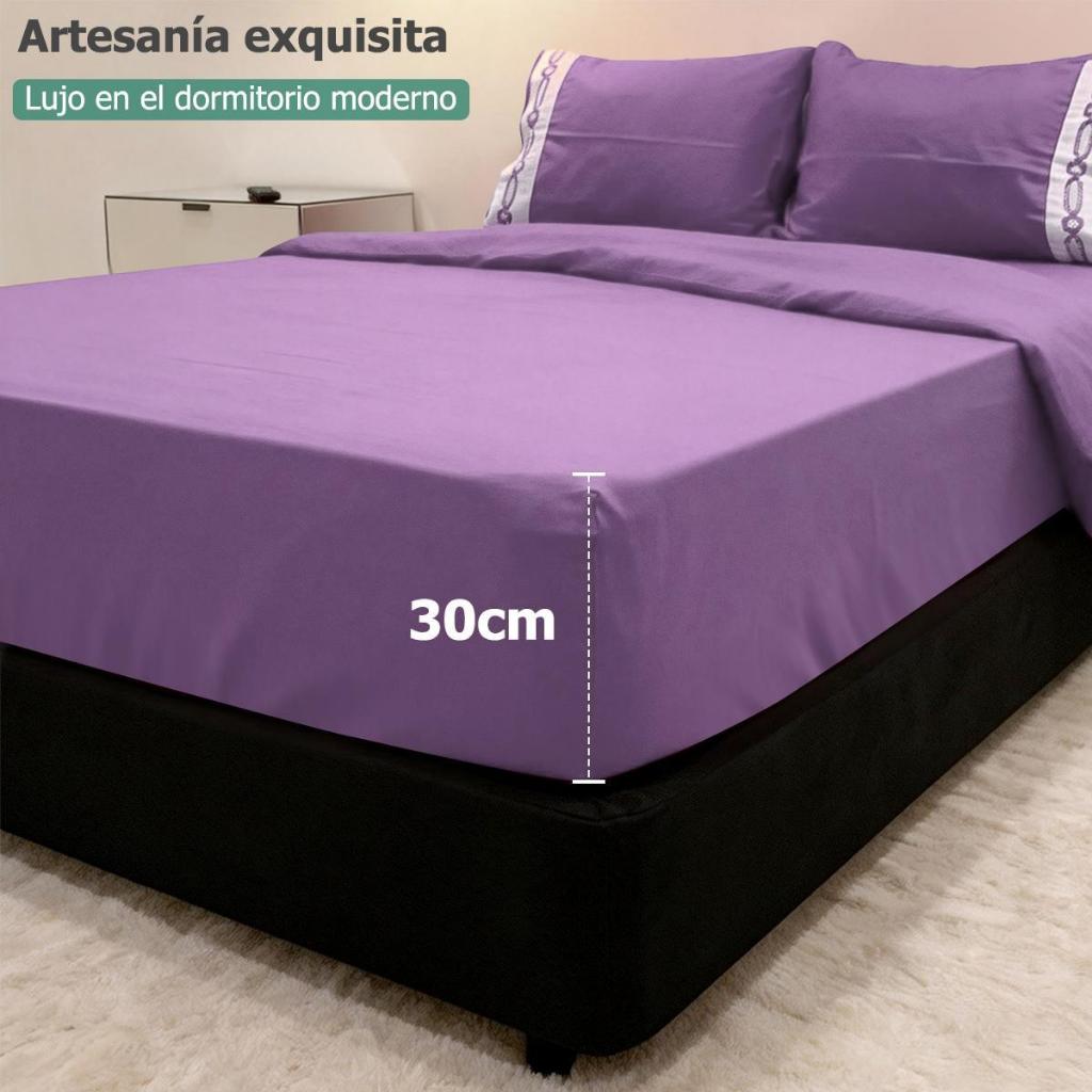 Juego de Sábanas Premium,Sábanas Egipcias Microfibra 2800 Hilos