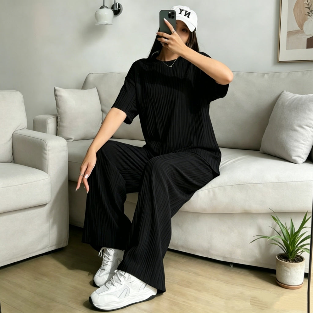 OFERTA LIMITADA Conjunto 2pz Mujer Ropa Casual Verano Blusa Manga Corta