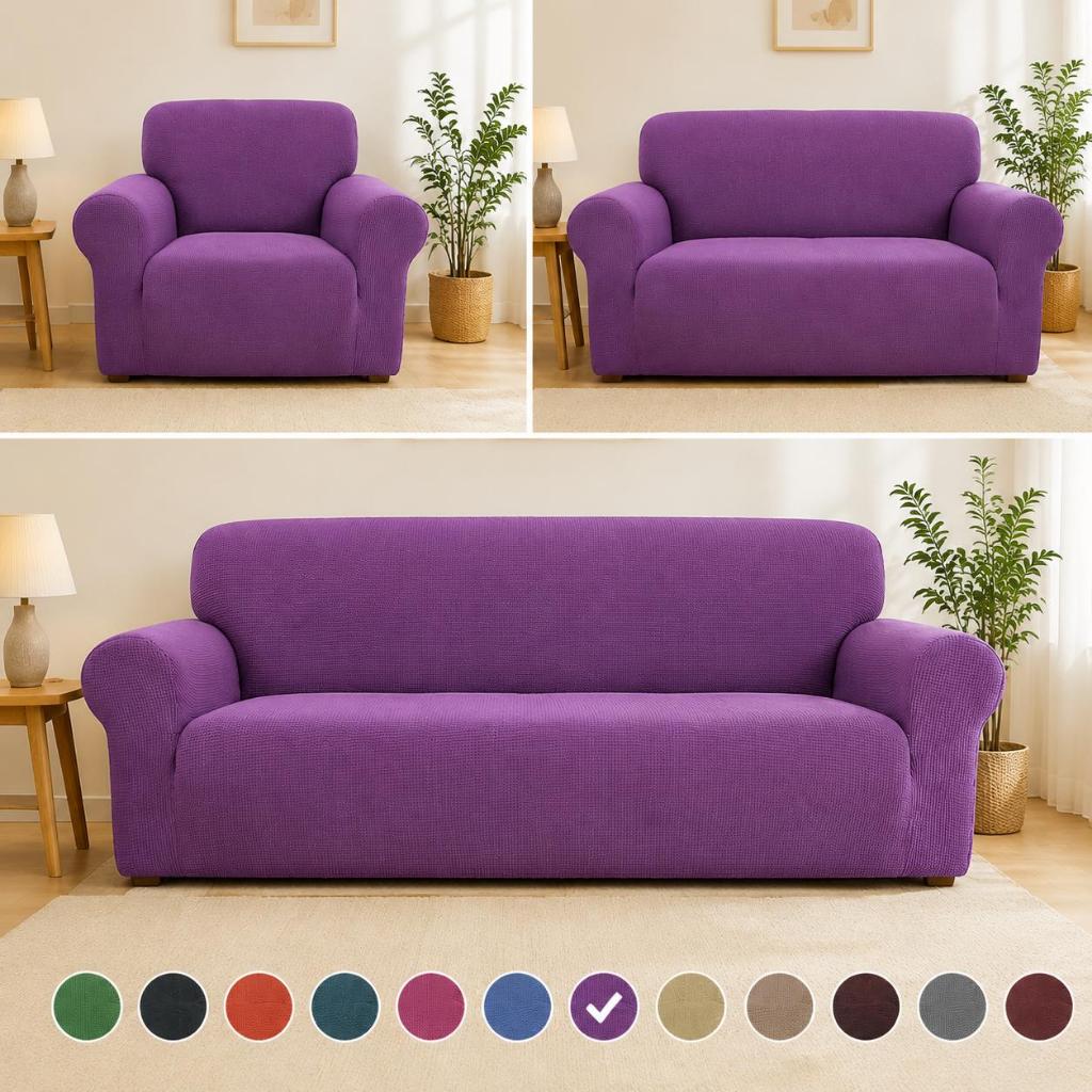Funda para Sofá 1 2 3 Plazas,Cubre Sillón Resistente a Salpicaduras