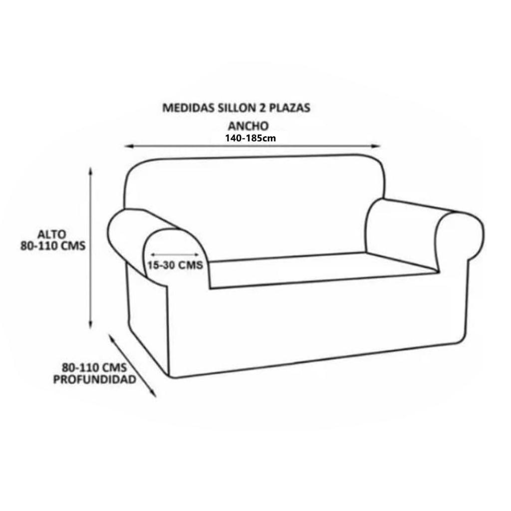 Funda para Sofá 1 2 3 Plazas,Cubre Sillón Resistente a Salpicaduras