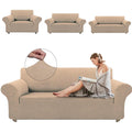 Funda para Sofá 1 2 3 Plazas,Cubre Sillón Resistente a Salpicaduras