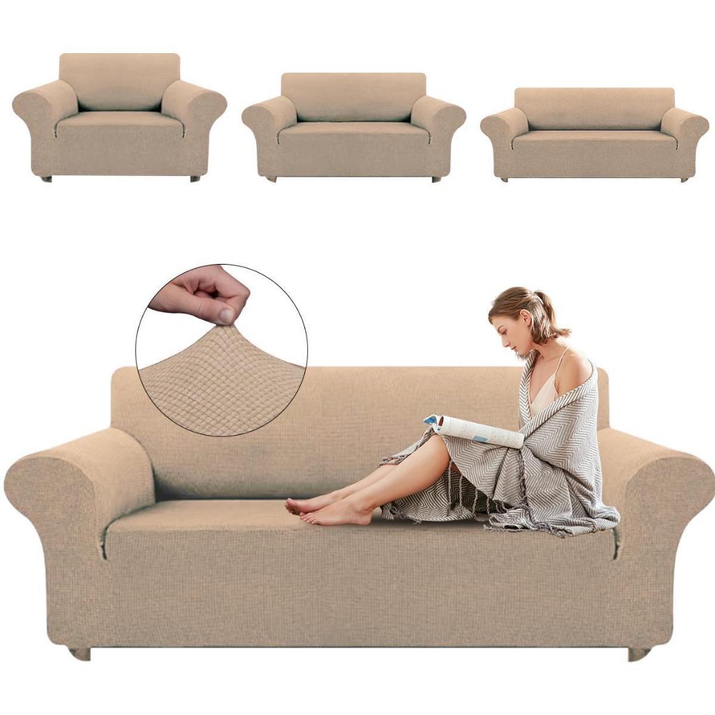 Funda para Sofá 1 2 3 Plazas,Cubre Sillón Resistente a Salpicaduras