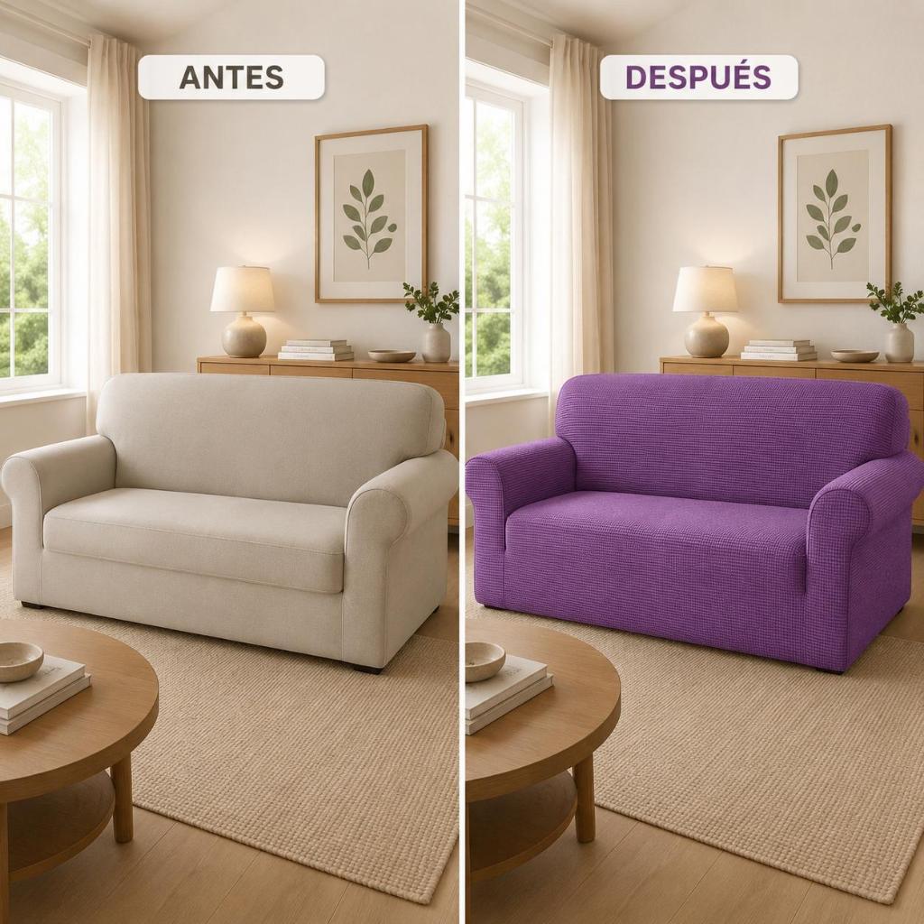 Funda para Sofá 1 2 3 Plazas,Cubre Sillón Resistente a Salpicaduras