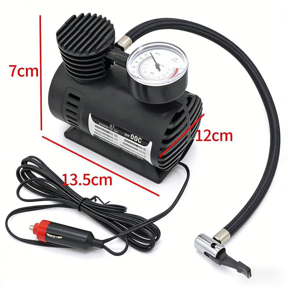 Inflador de Llantas Portátil 12V para Auto y Camioneta