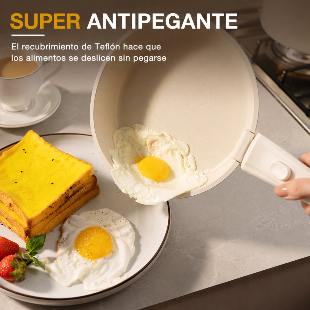 Batería De Cocina Juego De Sartenes 22 Piezas