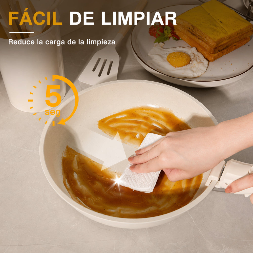 Batería De Cocina Juego De Sartenes 22 Piezas