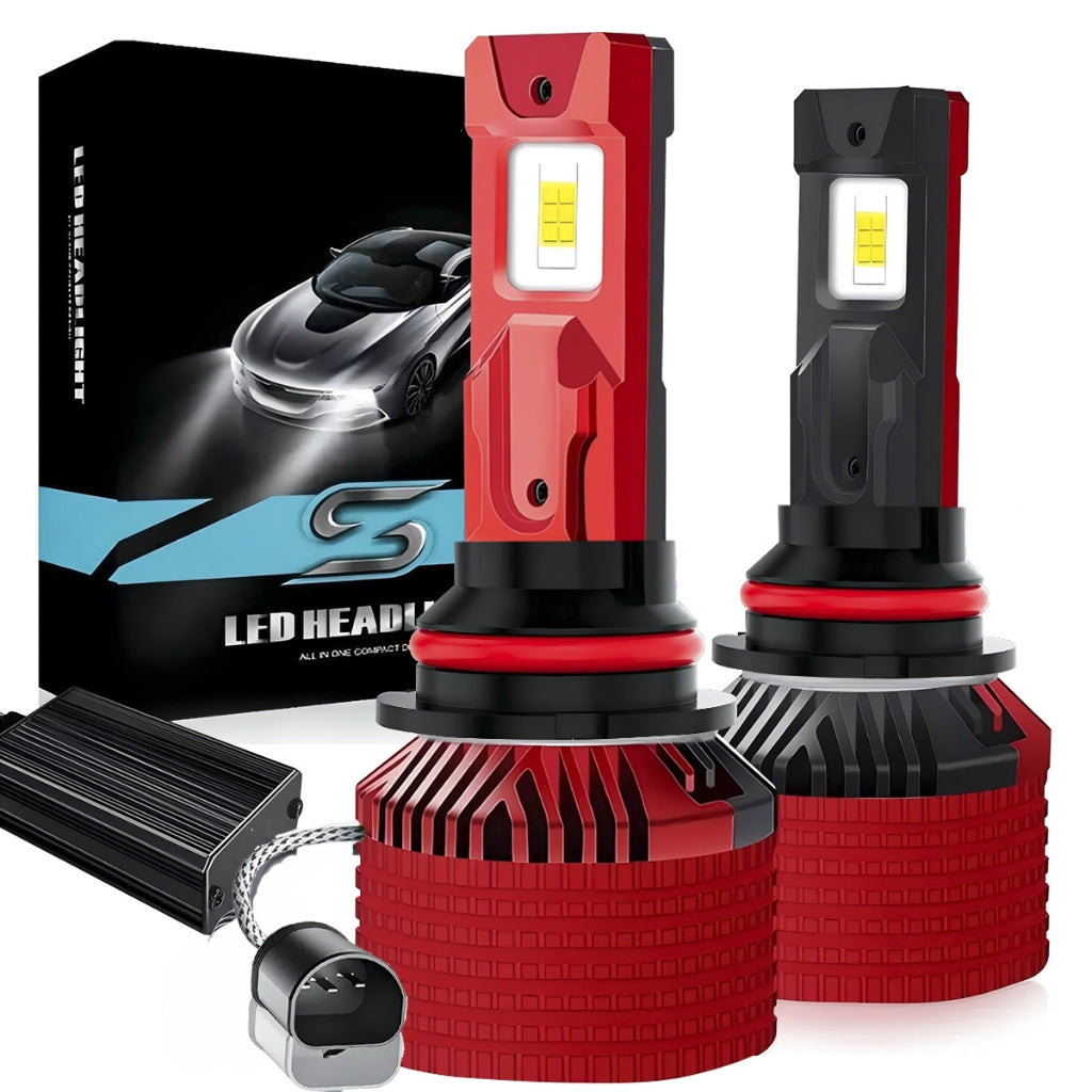 Bombillas LED Para Faros Auto CSP/COB 4 Lados 24000LM–30000LM, Luz Blanca