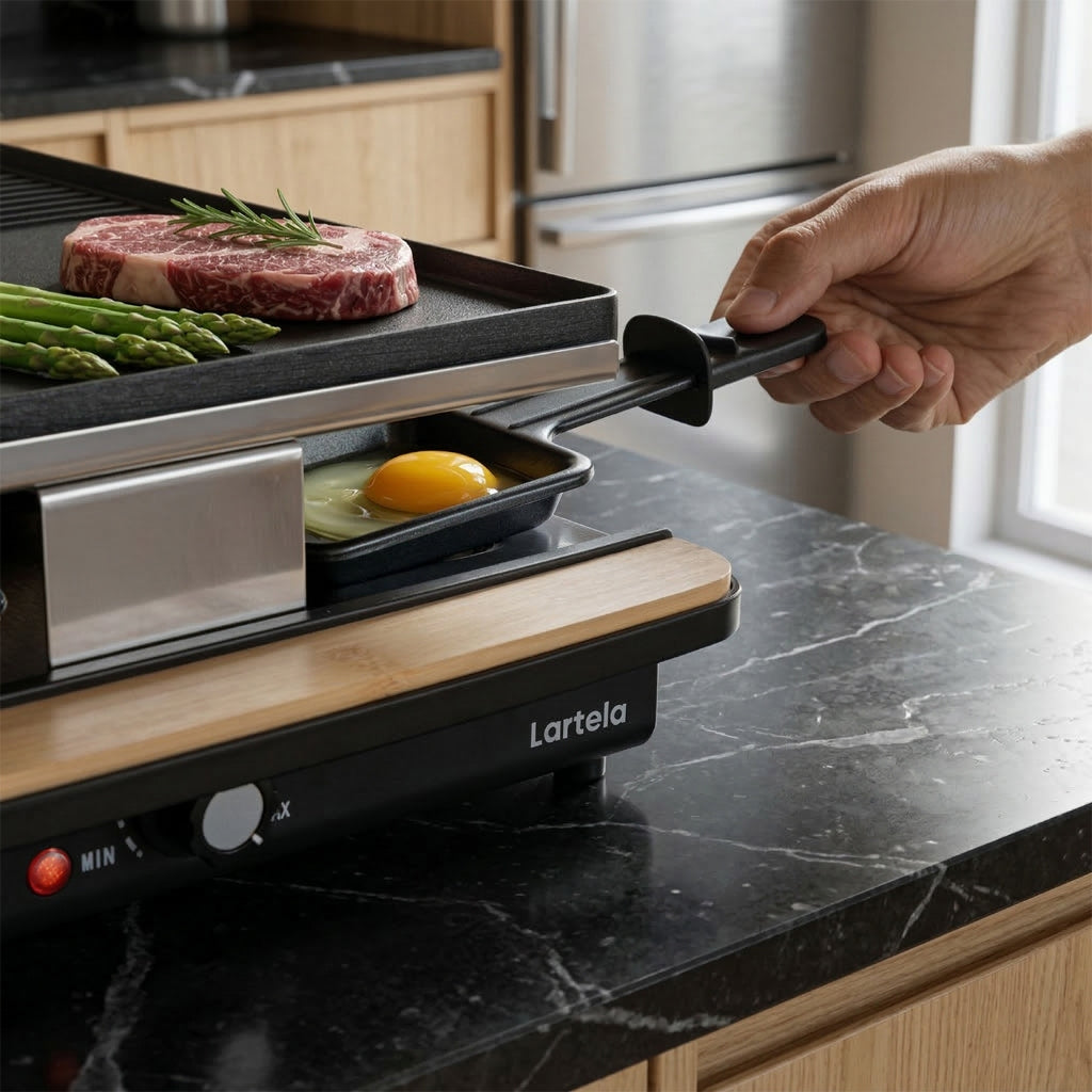 Oferta Parrilla Eléctrica Doble 8 Personas Antiadherente