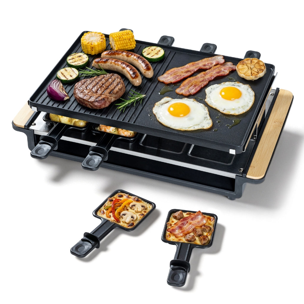 Oferta Parrilla Eléctrica Doble 8 Personas Antiadherente