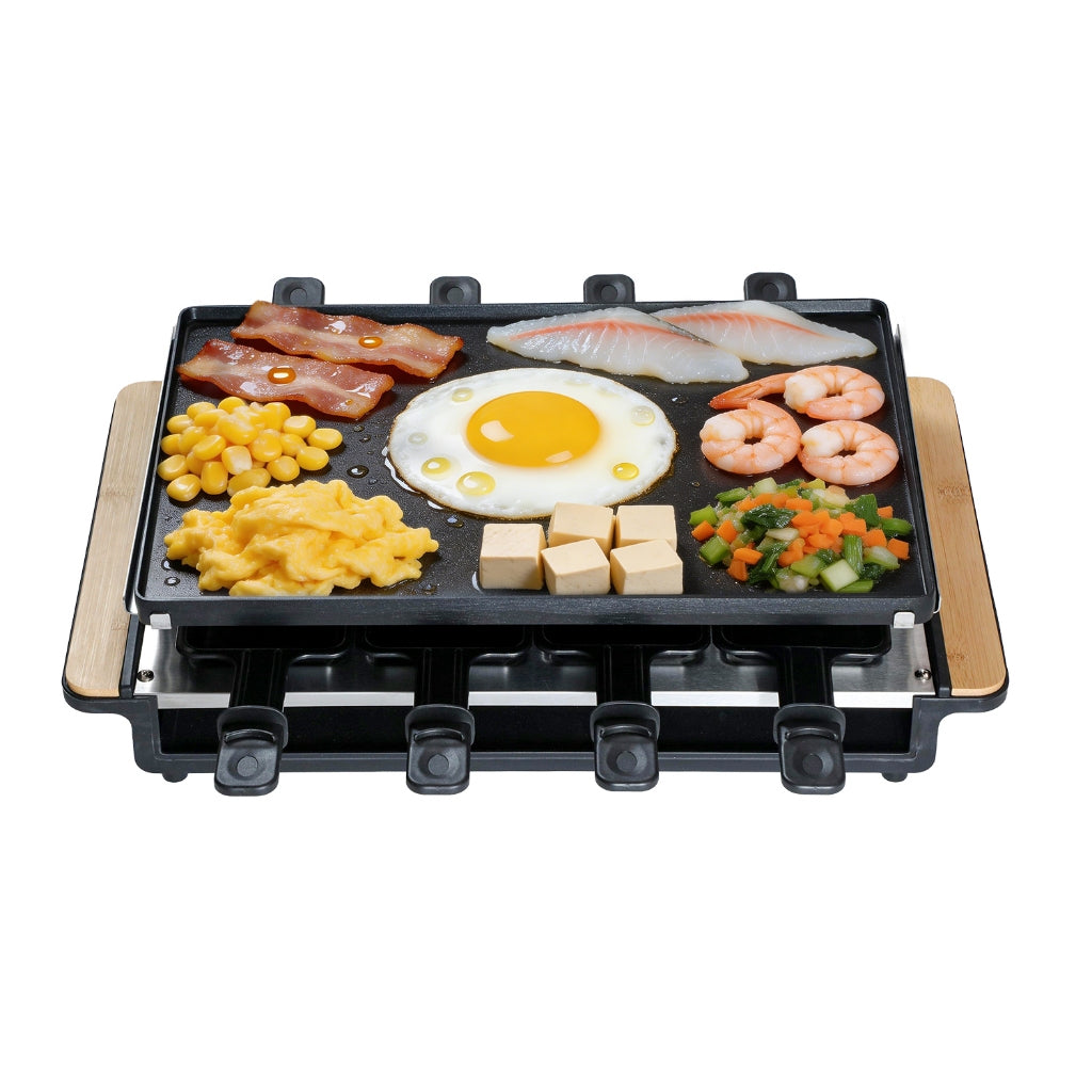 Oferta Parrilla Eléctrica Doble 8 Personas Antiadherente