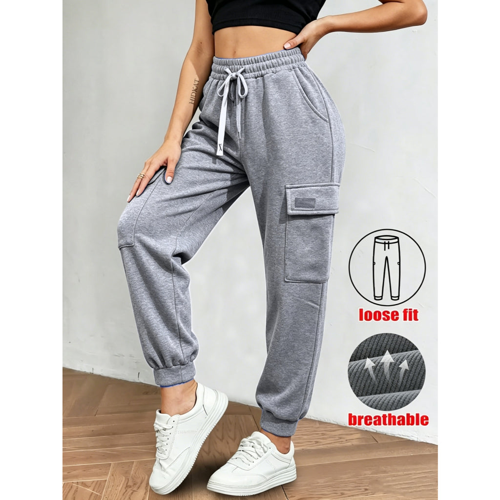 Pantalones Cargo Mujer Holgados Transpirables Casual Deportivos