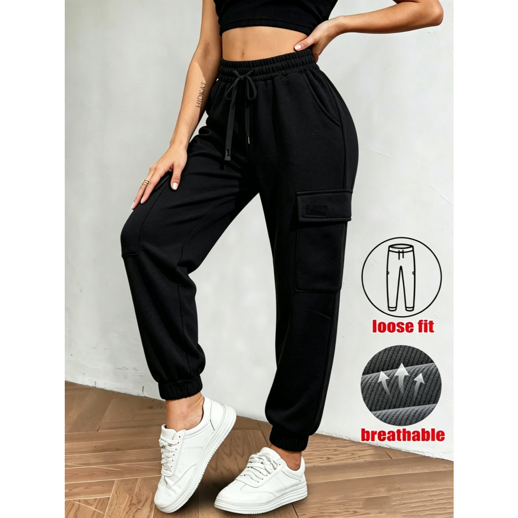 Pantalones Cargo Mujer Holgados Transpirables Casual Deportivos