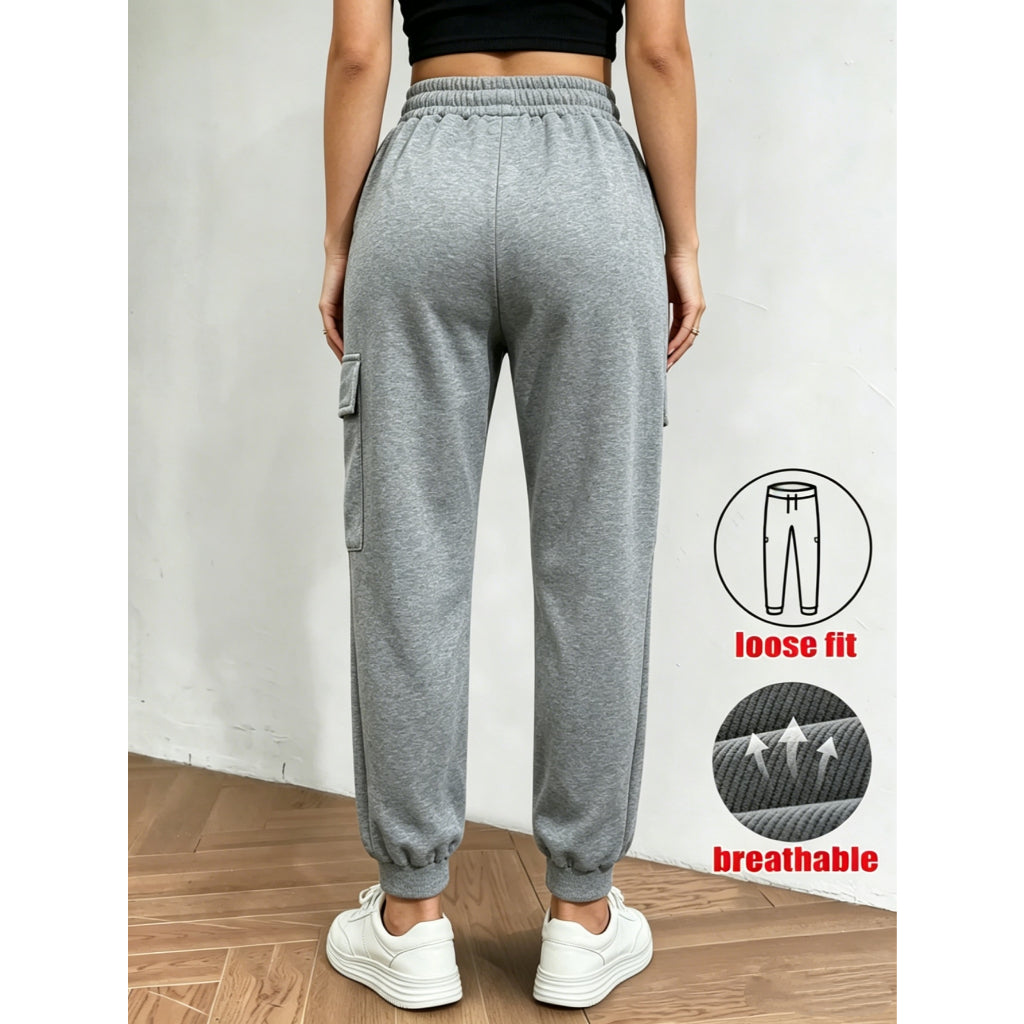 Pantalones Cargo Mujer Holgados Transpirables Casual Deportivos