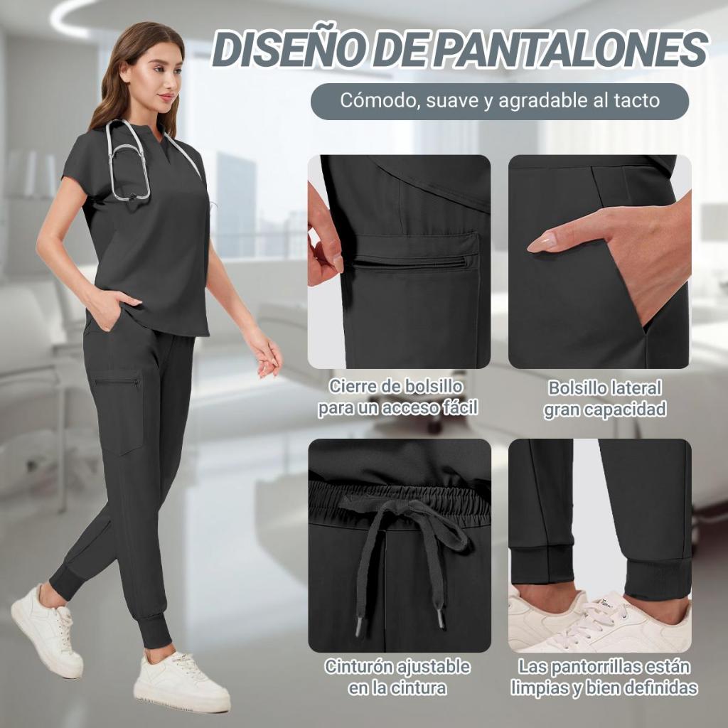 Conjunto Uniforme de Enfermería Unisex