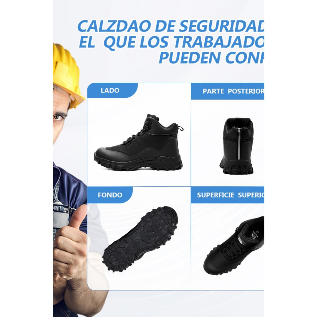 Botas de Seguridad Hombre Nieion Punta Acero Antipinchazo